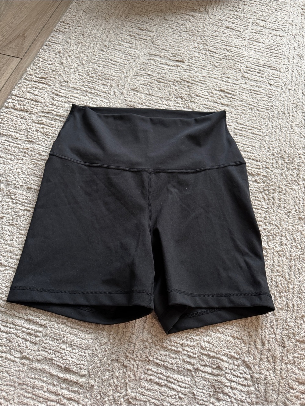 Yogalicious High-Waist Black Workout Shorts